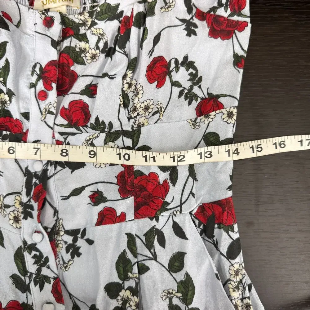 Yumi Kim Dress Women Medium Mercy Floral Rose Boho Cottagecore Resort Cruise NEW